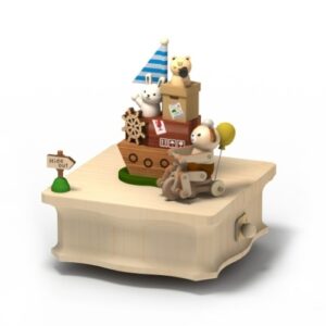 Wooderful Happy Playground Music Box
