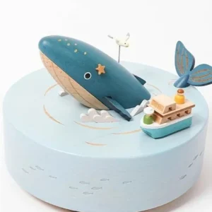 Wooderful Whale Watching Music Round & Round Music Box