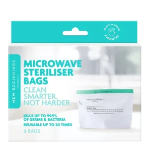 New Beginnings Microwave Steriliser Bags 6pk