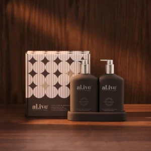 Al.ive Body Wash & Lotion Duo Pack Vanilla Cream & Tonka Bean