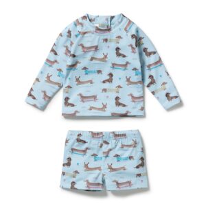 Wilson & Frenchy Dashing Rashie Swim Set
