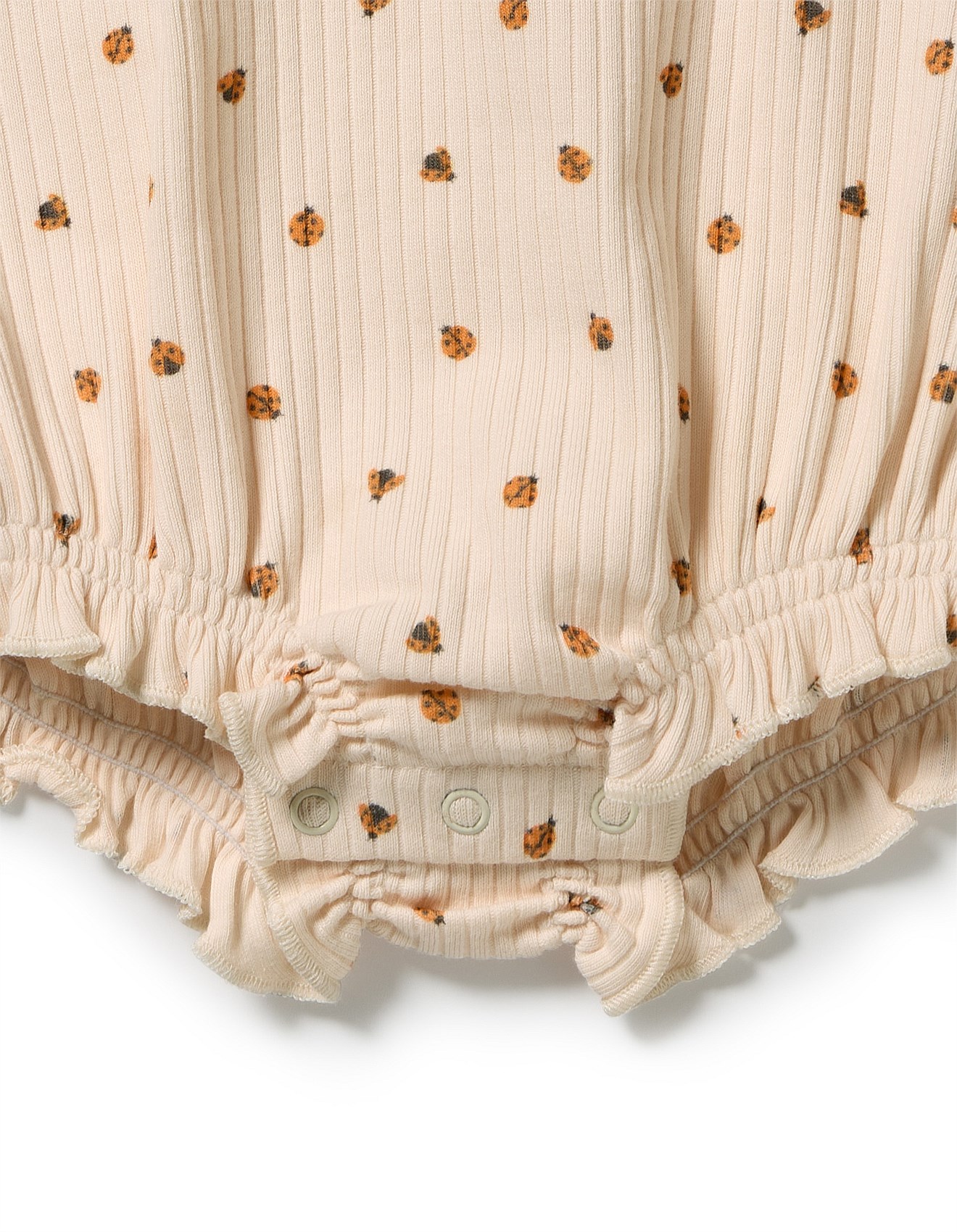 Wilson & Frenchy Little Lady Bugs Organic Playsuit1 Wilson & Frenchy Little Lady Bugs Organic Playsuit - Image 2