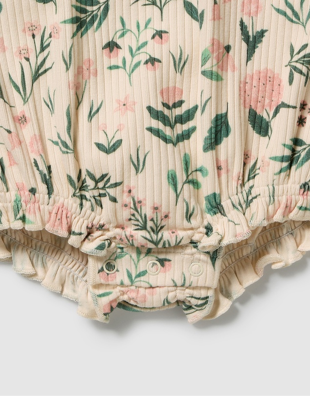 Wilson & Frenchy Sweet Bloom Organic Playsuit1 Wilson & Frenchy Sweet Bloom Organic Playsuit - Image 2